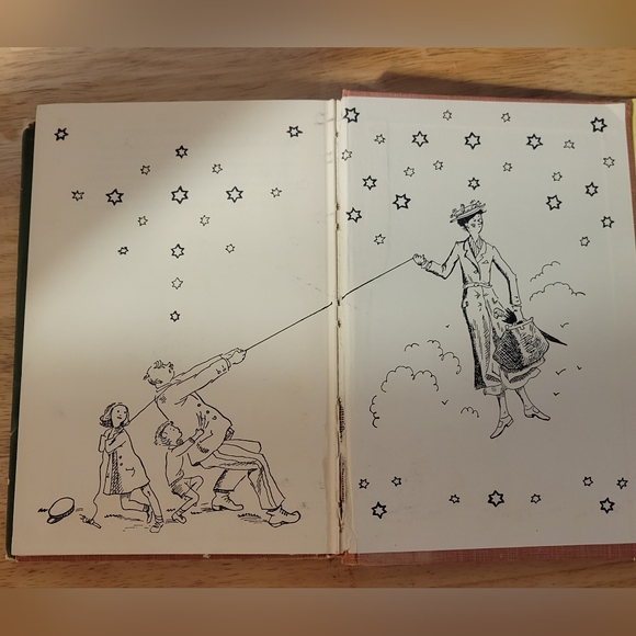 Vintage Mary Poppins Comes Back by PL Travers 1963 Edition HC & Dust Jacket - Picture 10 of 16